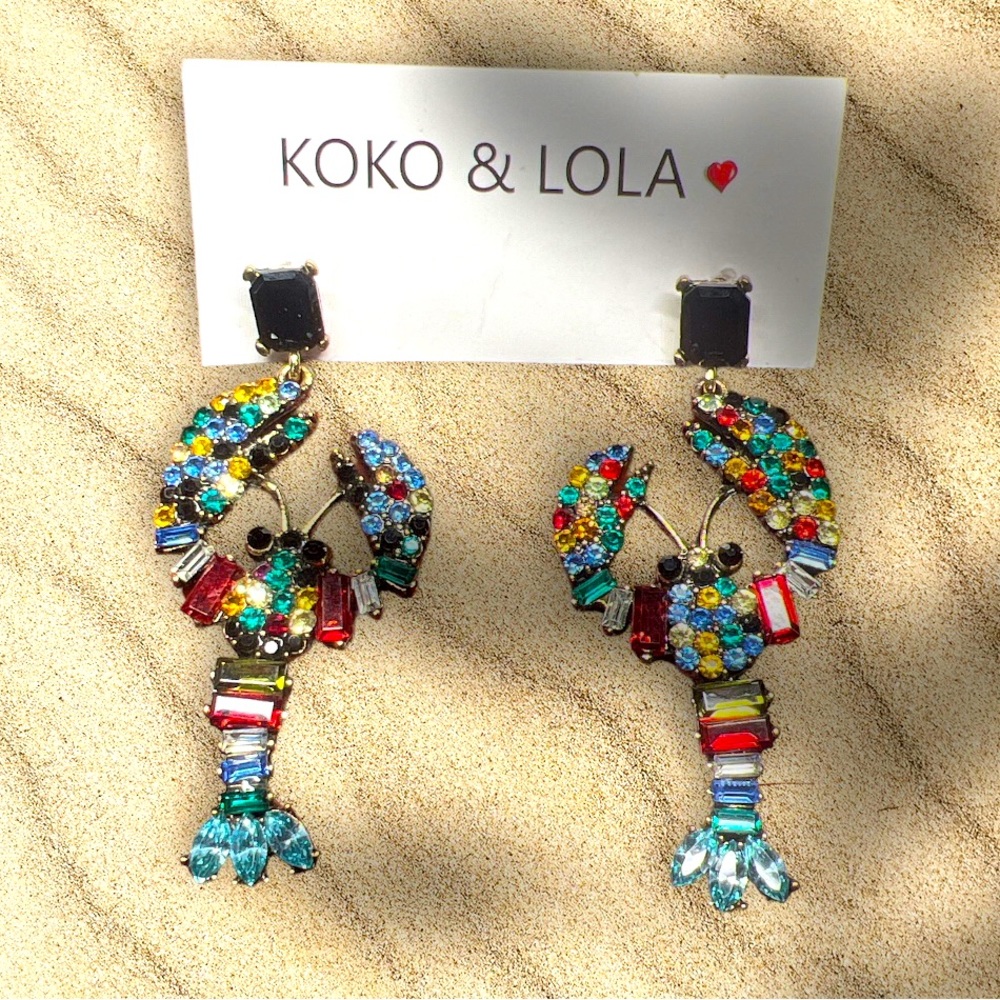 Crawfish/lobster earrings
